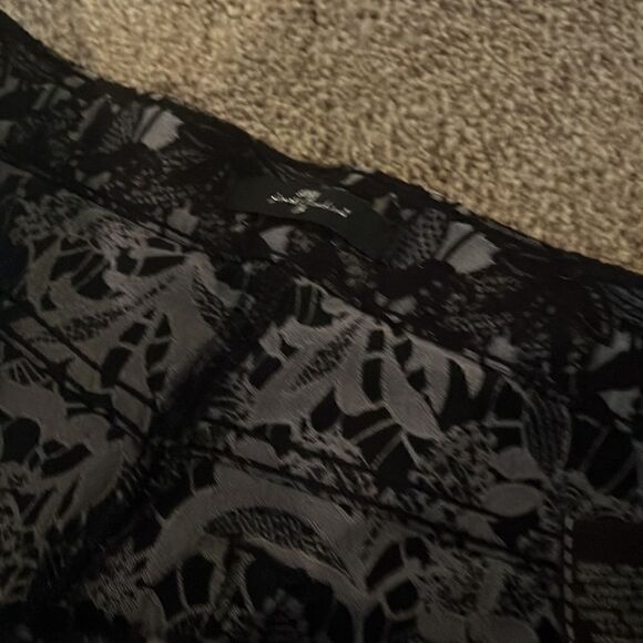 Gunmetal patterned Seven for All Mankind pocketed pants sz 27 - Picture 3 of 5